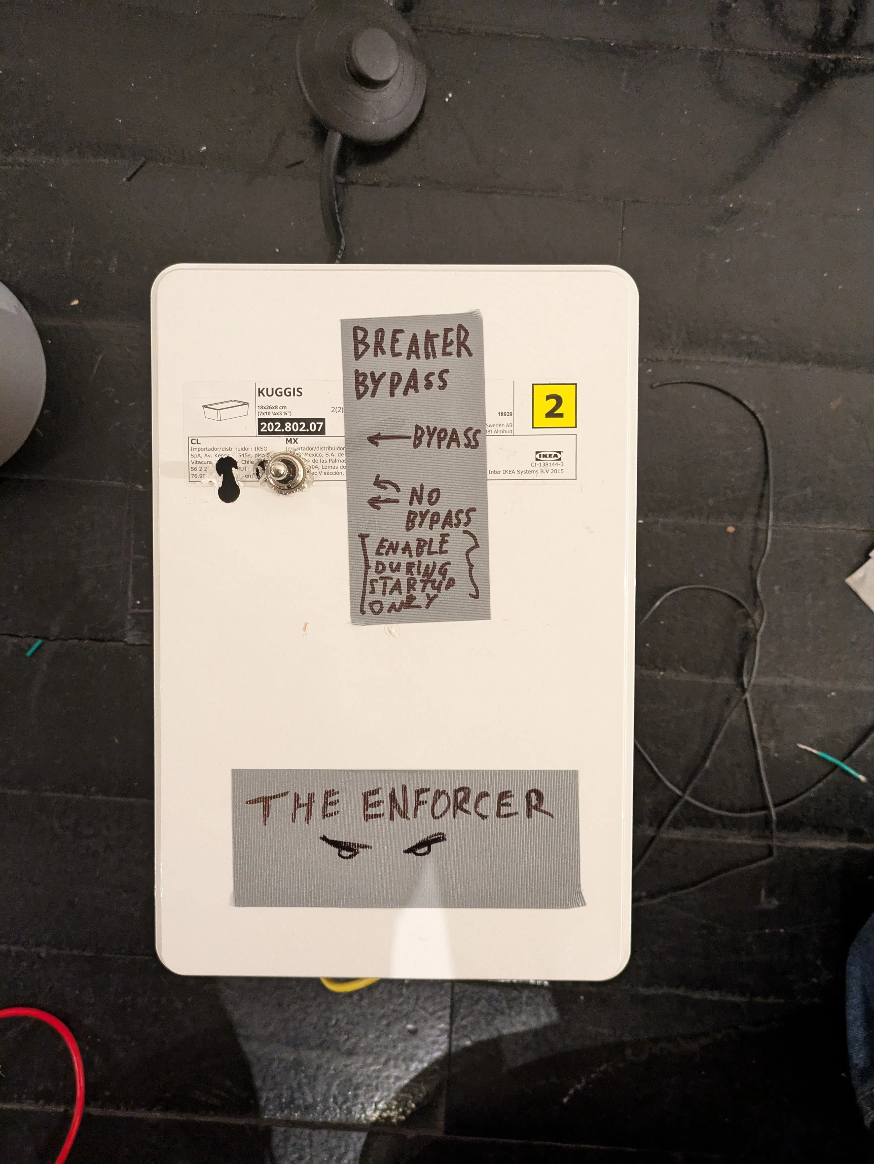 An image of the IKEA box containing the enforcer transformer